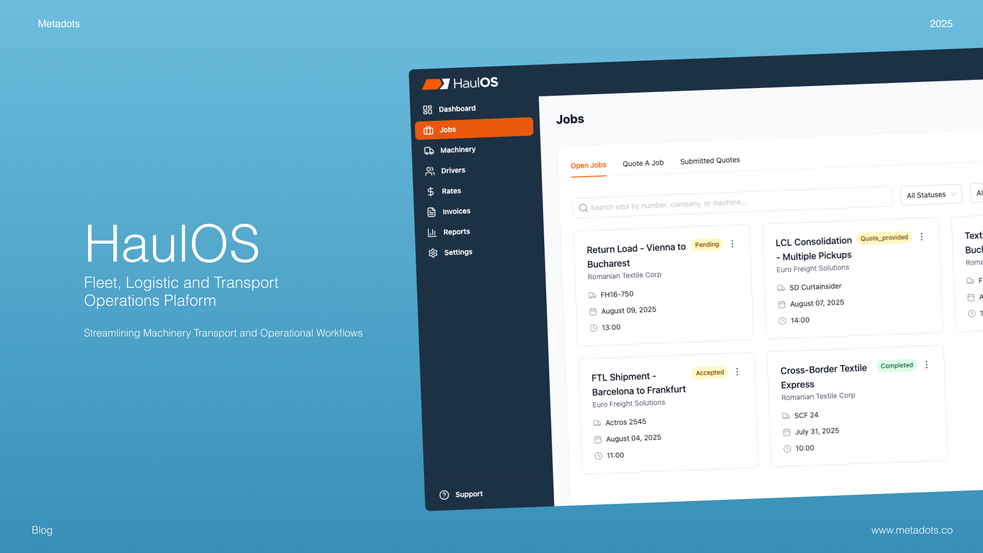 How HaulOS Streamlines Fleet Logistics with Real-Time Coordination and Automation